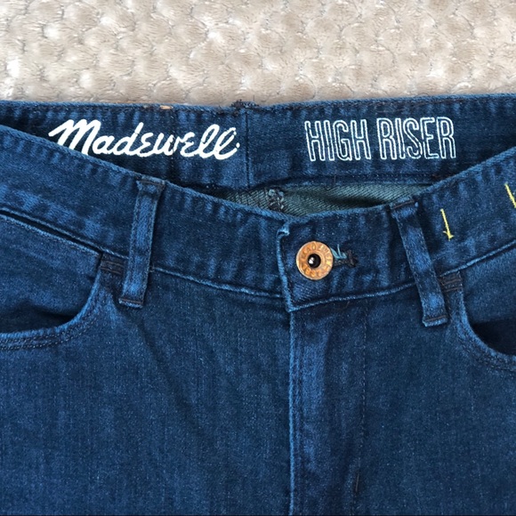 MADEWELL Skinny High Riser Dark Wash Jeans - Picture 3 of 8